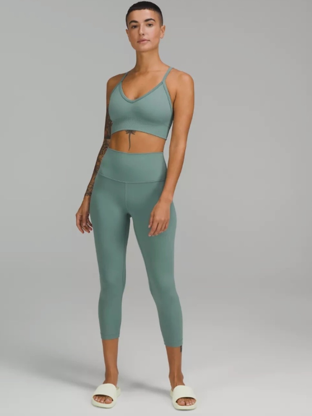 Lululemon Align High-Rise Crop Legging Tidewater Teal 23”